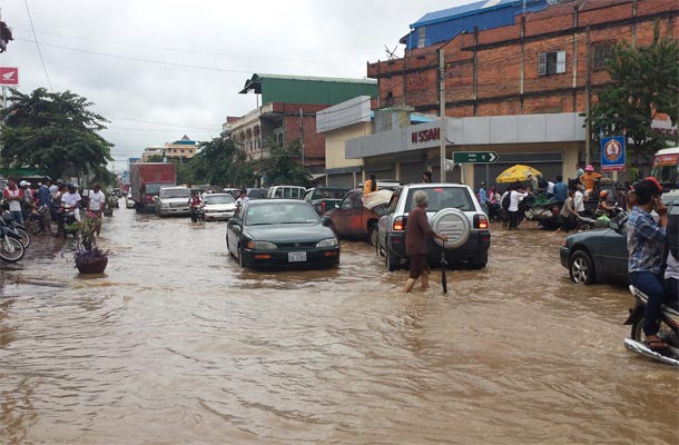Flood in Camobdia. RFA photo