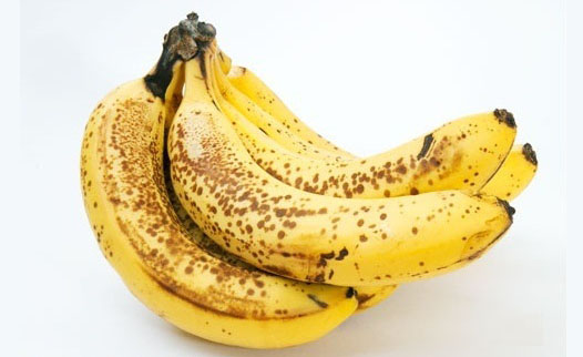 Yellow Banana with Dark Patches