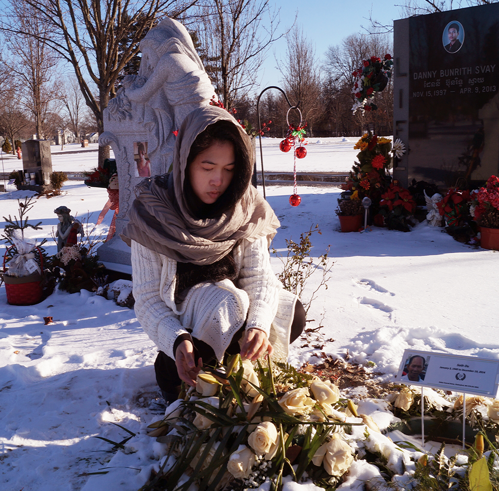 jendhamuni with little sis and dad and danny