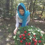 Jendhamuni with flowers on September 22, 2019