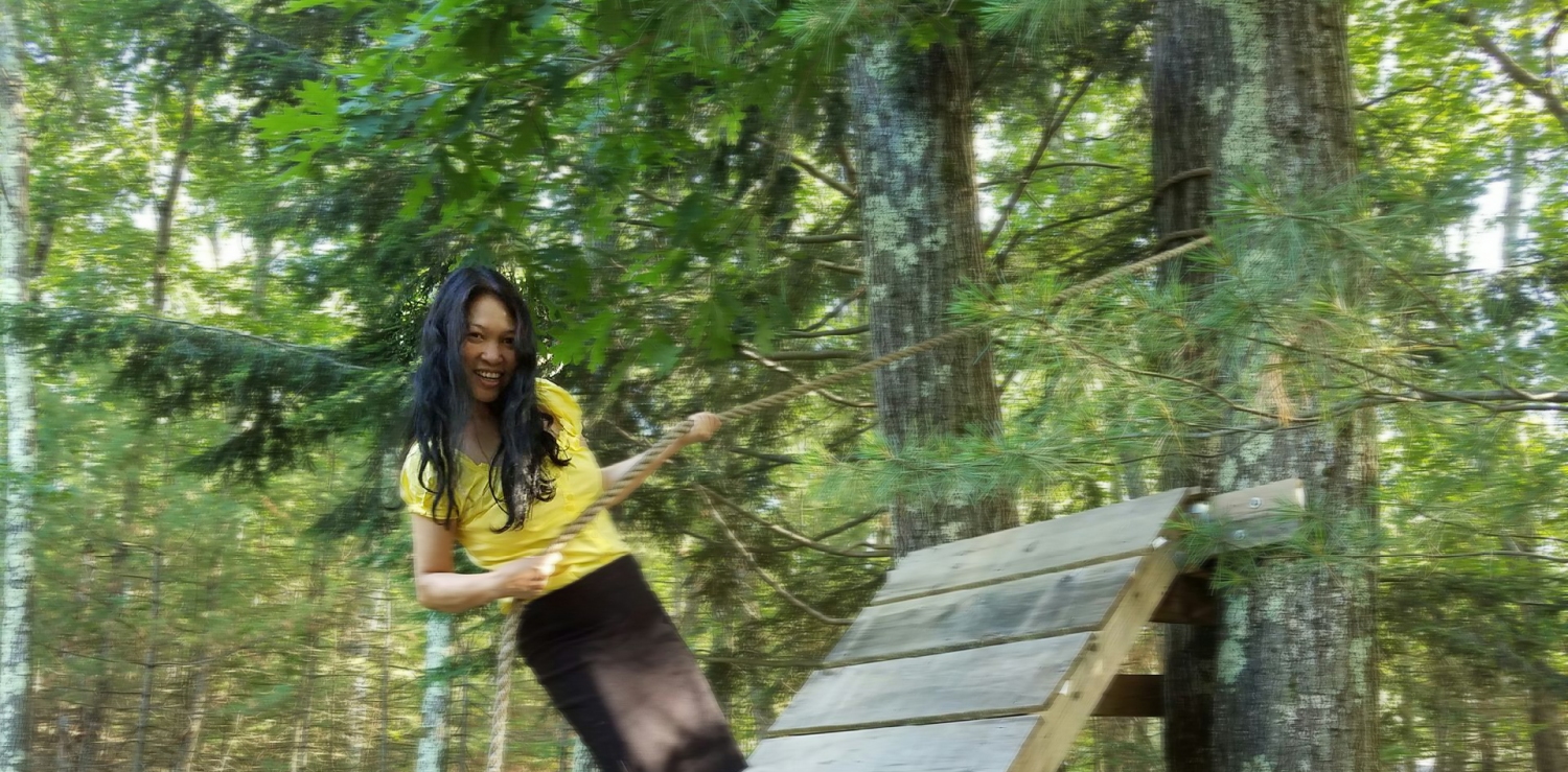 Jendhamuni obstacle course at Dee's house in Tyngsboro, MA