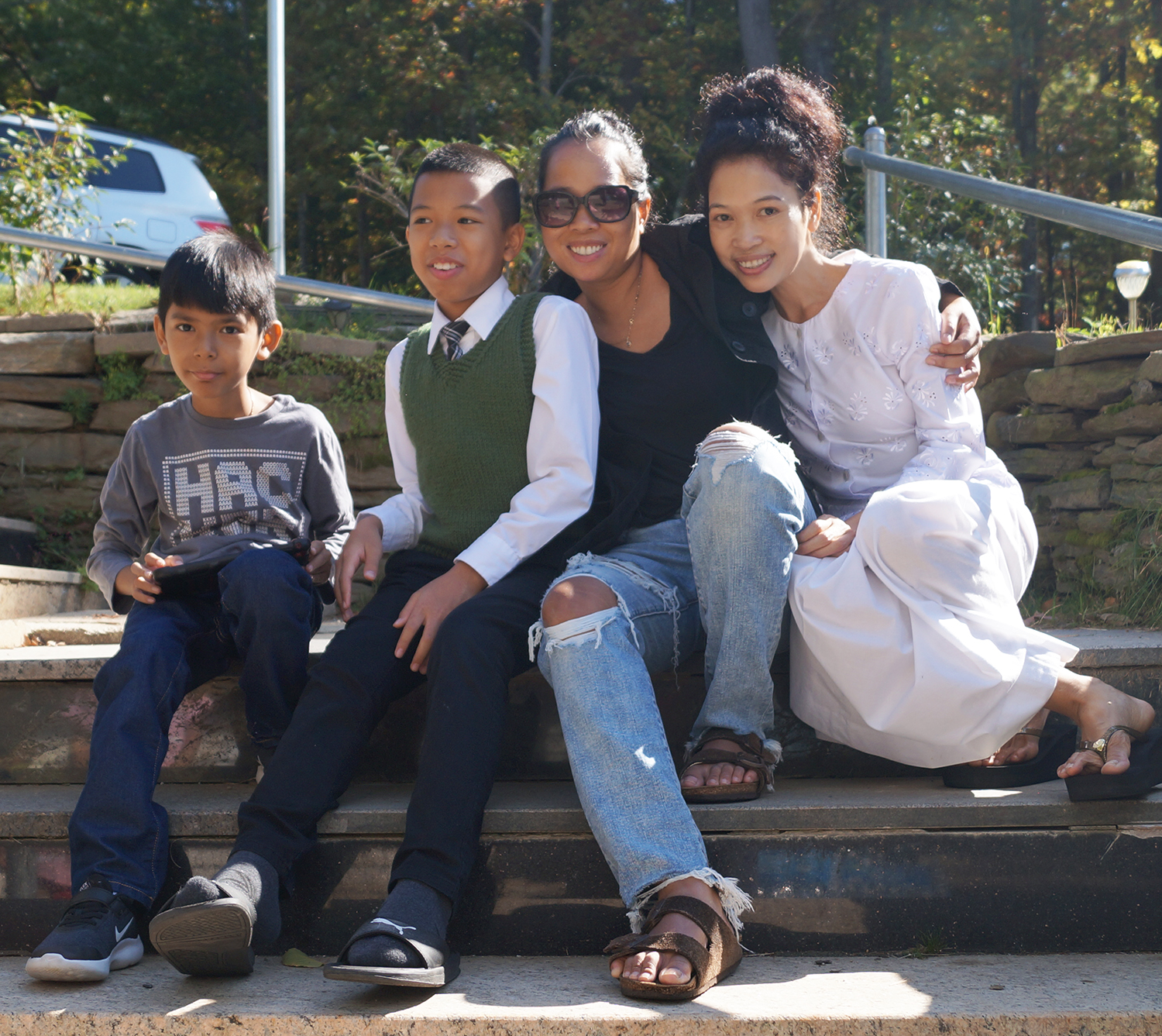 Jendhamuni and family on September 28, 2019