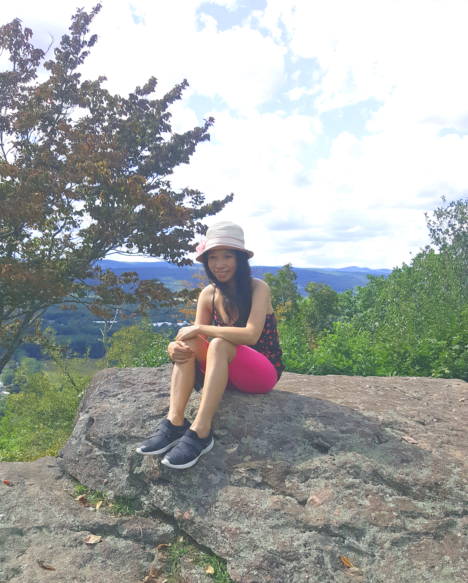 Jendhamuni sitting at Sugarloaf Mountain on September 5, 2020