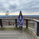 Jendhamuni standing at Mt Wachusett on November 15, 2020